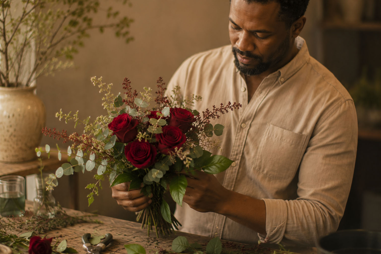 Créer un bouquet de saison