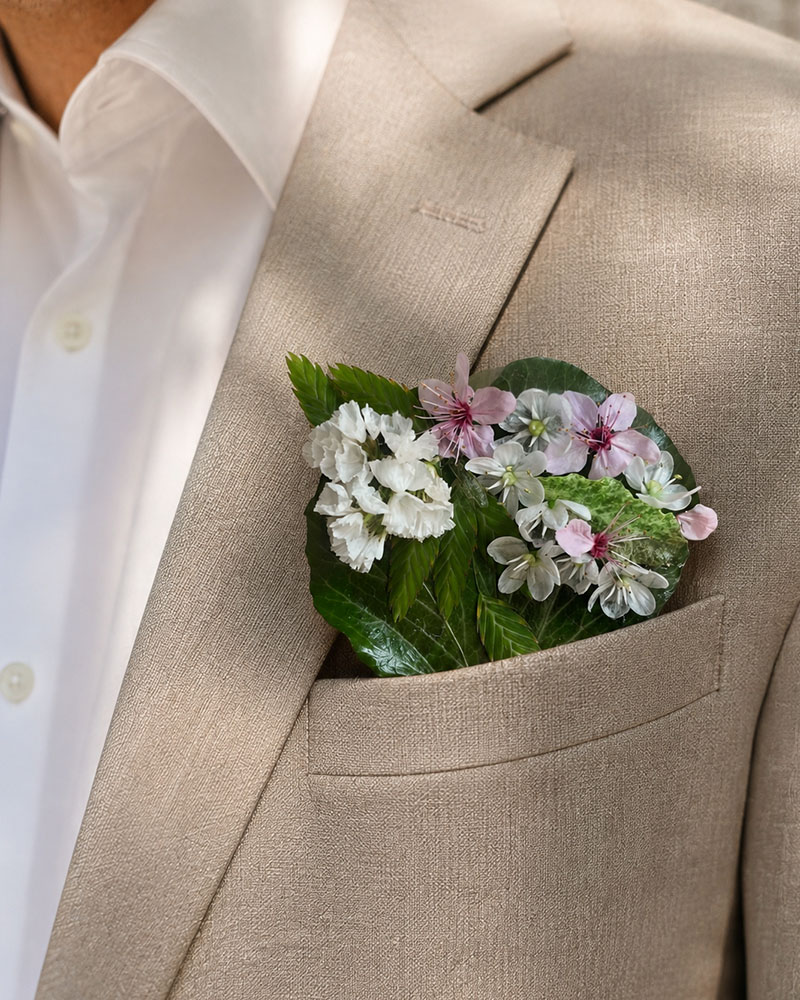 Boutonnière marié